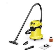 Пылесос с розеткой Karcher WD 3 P V-17/4/20 1.628-170.1+латексные перчатки