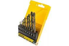 STAYER PROFI 10шт(1-10мм), Набор сверл по металлу, быстрорежущая сталь М2(S6-5-2), класс В