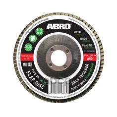 ABRO Диск лепестковый торцевой конический 80, 125 мм х 22,23 мм (ABRO)