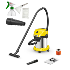 Пылесос Karcher WD 3 S V-17/4/20 1.628-135-13 + набор для химчистки, широкая насадка