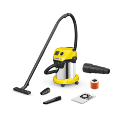 Пылесос Karcher WD 3 P S V-17/4/20 1.628-190-1 + переходник для электроинструмента 23-50мм