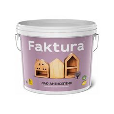 Лак-антисептик Faktura палисандр, 9 л