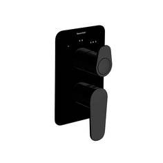 Встраиваемый смеситель для ванны и душа Ramon Soler ALEXIA на 3 выхода черный 361503SNM