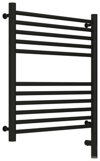 Полотенцесушитель электрический Сунержа Богема 3.0 прямая 600х500 Матовый черный / Прямая