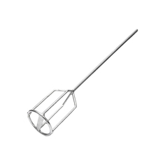 Миксер для штукатурки и клея Beorol, 80 x 500 мм, клетка, шестигранный хвостовик