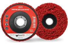 BlackFox Диск Clean Strip RED фибр.оправка под УШМ, 115х22мм 12575