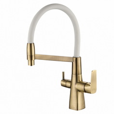 Смеситель для кухни Zorg Steel Hammer SH 818-8 BRONZE, бронза