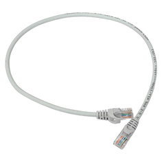 Патч-корд кат.5e неэкранированный UTP оболочка LSZH сер. (0.5м) TeraLINK PRO EKF TRP-5EUTP