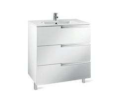 VICTORIA NORD Модуль д/раковины 800 мм, 3 ящика, Ice Edition Roca