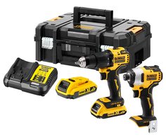 Набор DeWALT: ак. дрель-шуруповерт DCD709 и винтоверт DCF809 18 В, DCK2062D2T