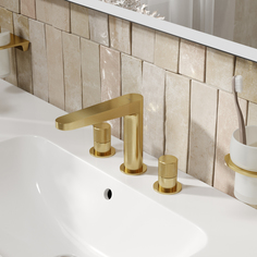 Встраиваемый смеситель для раковины WasserKRAFT Schunter 8200 9070653 золотистый