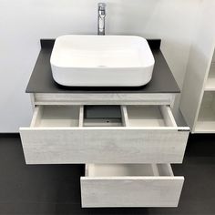 Тумба Comforty Прага-75 дуб белый с серой столешницей с раковиной Comforty T-Y9378