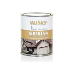 Краска для дерева HUSKY SIBERIAN белая, 0,9 л