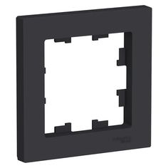 ATLASDESIGN 1-постовая РАМКА, КАРБОН ATN001001 Schneider Electric