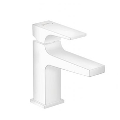 Смеситель для раковины 100, Metropol, Push-Open белый матовый 32500700 Hansgrohe