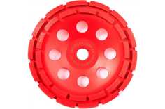 Чашка алмазная шлифовальная RedVerg 180мм 2-х рядная (900451)