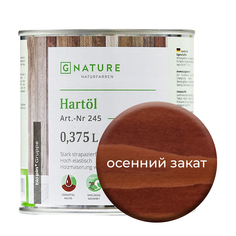 Твердое масло.Краска для стен,потолков и ОСБ плит GNature 375 мл.Осенний закат