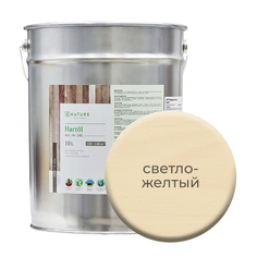 Твердое масло. Краска для стен, потолков и ОСБ плит GNature 10л. Светло-желтый