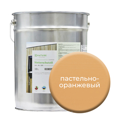 Масло по дереву Gnature 280 для защиты деревянных фасадов 10л Пастельно-оранжевый