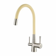Смеситель Lemark Comfort LM3075BN-Beige для кухни с подключением к фильтру