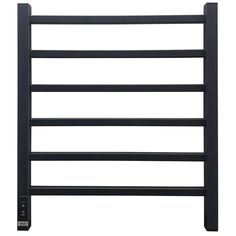 Электрический полотенцесушитель с/т GROIS Alex GR-101 500/600 П6 RAL9005 черный матовый