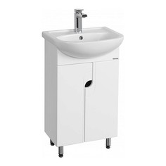 Тумба с раковиной AQUATON Панда 50 (1A0537K1PD010) белая с переливом