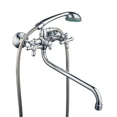Смеситель Roegen для ванны и душа RP120A с шаровым дивертором и трубчатым изливом