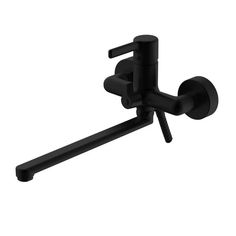 Смеситель Haiba HB22814-7 для ванны с длинным изливом, черный