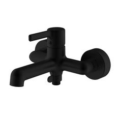 Смеситель Haiba HB60814-7 для ванны с литым изливом, черный