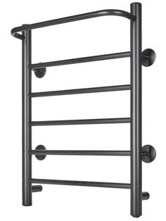 Электрический полотенцесушитель Aris "Оазис" 400*600 (черный), 6 перекладин