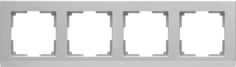 Рамка для выключателя Werkel WL04-Frame-04 a031805 серебряный