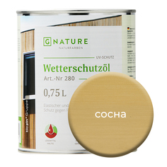 Масло по дереву Gnature 280 для защиты деревянных фасадов 0,75л Сосна