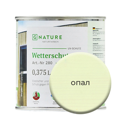 Масло по дереву Gnature 280 для защиты деревянных фасадов 0,375л Опал