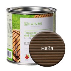 Масло Gnature 277 для террас и садовой мебели 0,375 л Майя