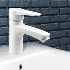 Смеситель для умывальника Juguni 0402.158 белый