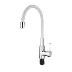 Смеситель для раковины с гибким изливом, ESKO белый (Чехия), арт CL519W ЕСКО