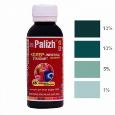 №46, Паста колер.универс."Palizh" STANDART (140 г), аквамарин