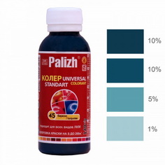 №45, Паста колер.универс."Palizh" STANDART (140 г), бирюза