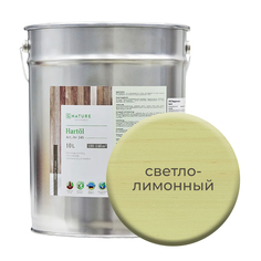 Твердое масло.Краска для стен, потолков и ОСБ плит GNature 10л.Светло-лимонный