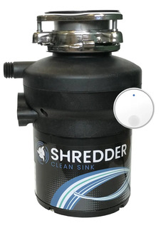 Измельчитель пищевых отходов SHREDDER-CS 750w AC-Bl+ дистанционная кнопка управления