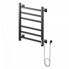 Электрический полотенцесушитель Ника Step STEP-1 60/50 (U) черный матовый, универсальный Nika