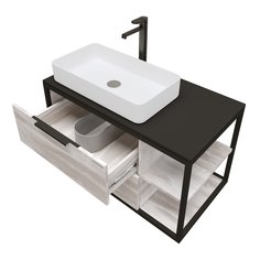 Тумба подвесная Grossman ЛОФТ-90 см с 2-я ящ. 109002