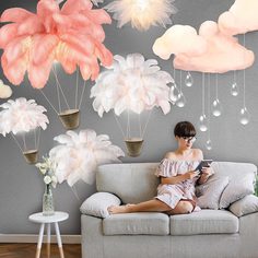 Фотообои флизелиновые встык VEROL "Перья" 300х270 см, 115-ФФО-05761