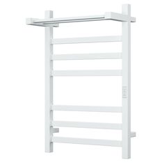Полотенцесушитель электрический профильный с полкой Bauedge Hotel Shelf 50х80, 6 планок