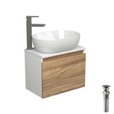 Комплект для ванной(Тумба Bau Blackwood 50+Раковина BAU+Смеситель Hotel Still,выпуск) Bauedge