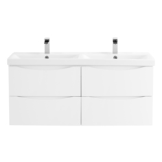 Тумба под раковину подвесная BelBagno MARINO-CER-1200-4C-SO-2-BL-P Bianco Lucido