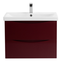 Тумба под раковину подвесная BelBagno MARINO-CER-700-2C-SO-BRDL-P Bordo Lucido