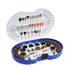 Набор мини-насадок для гравера ТУНДРА, круги,щетки,шарошки,диски,паста, 3.2мм, 276шт. Tundra