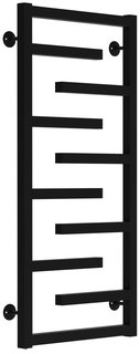Электрический полотенцесушитель TERMAX лесенка Айлин 350х800 25" сталь 10 полок, чёрный