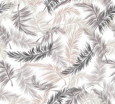 Фотообои Divino Decor F-096 Коричневые перья принт (повторяющиеся) 300х270